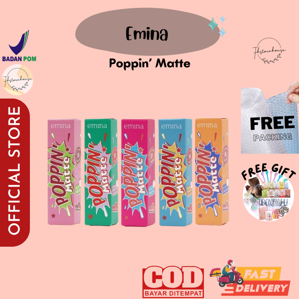 Emina Poppin' Matte 4.5 gr Poppin' Matte x Chatime shade 13