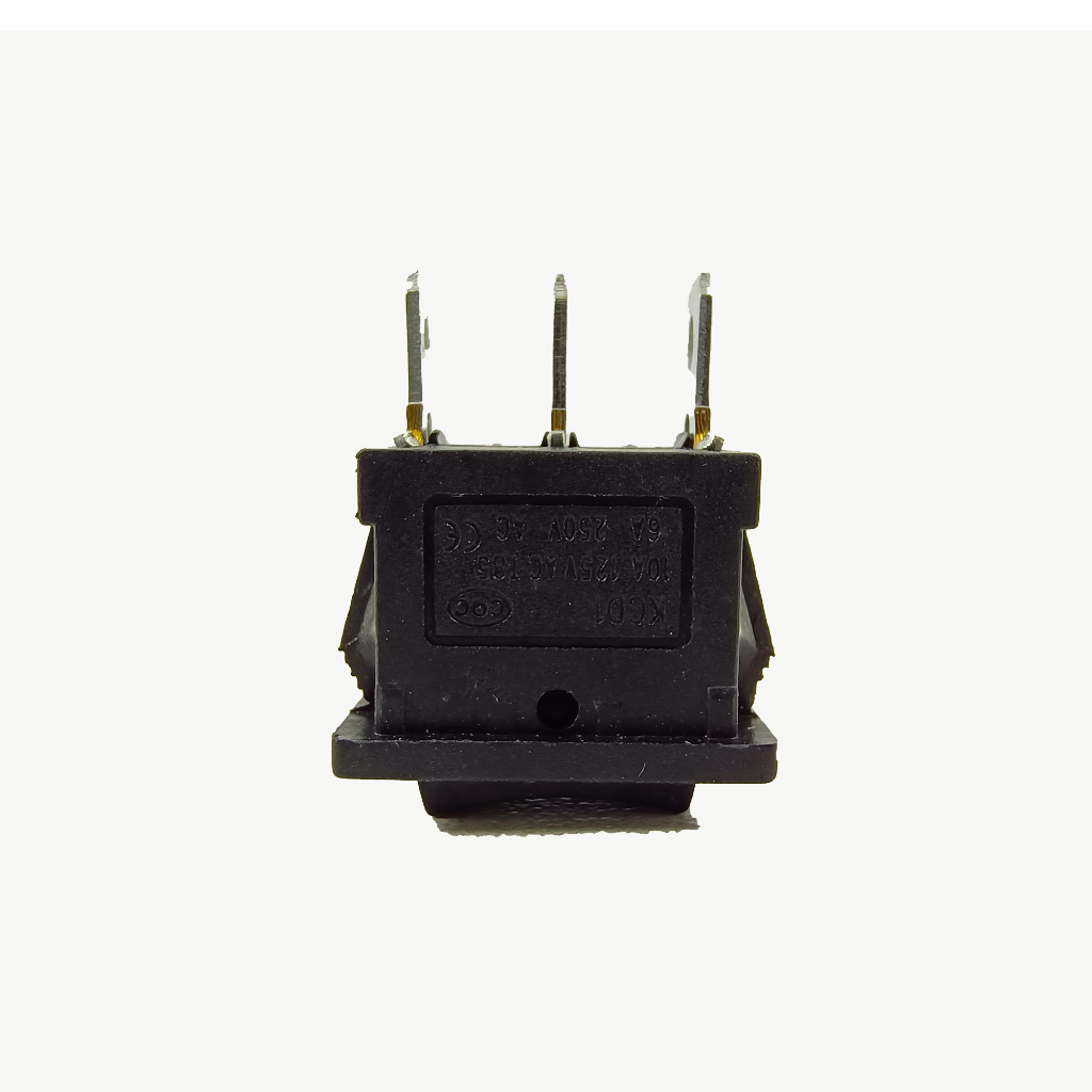 Saklar 3 pin On Off On Tombol Rocker KCD1 Power Switch 3pin