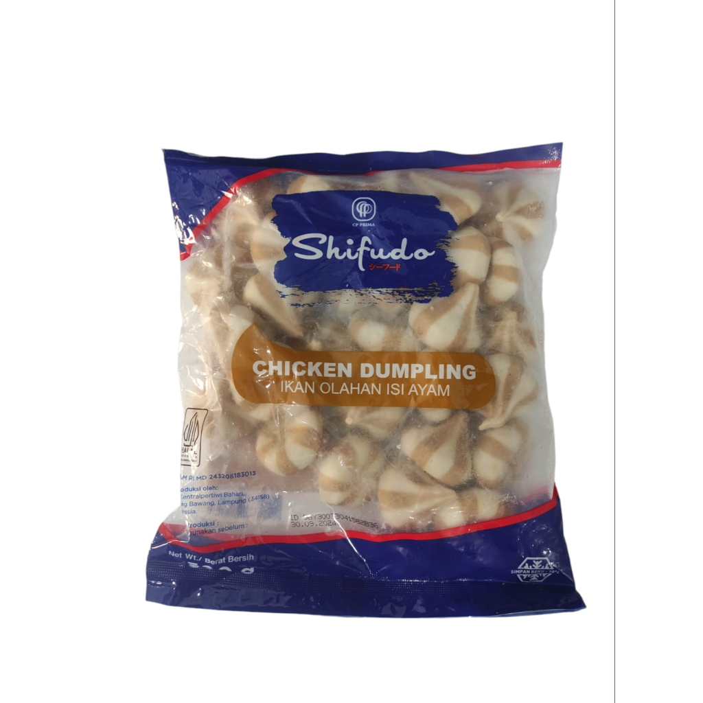 

Shifudo chicken dumpling 500 gram. Dumpling isi ayam 500 gram