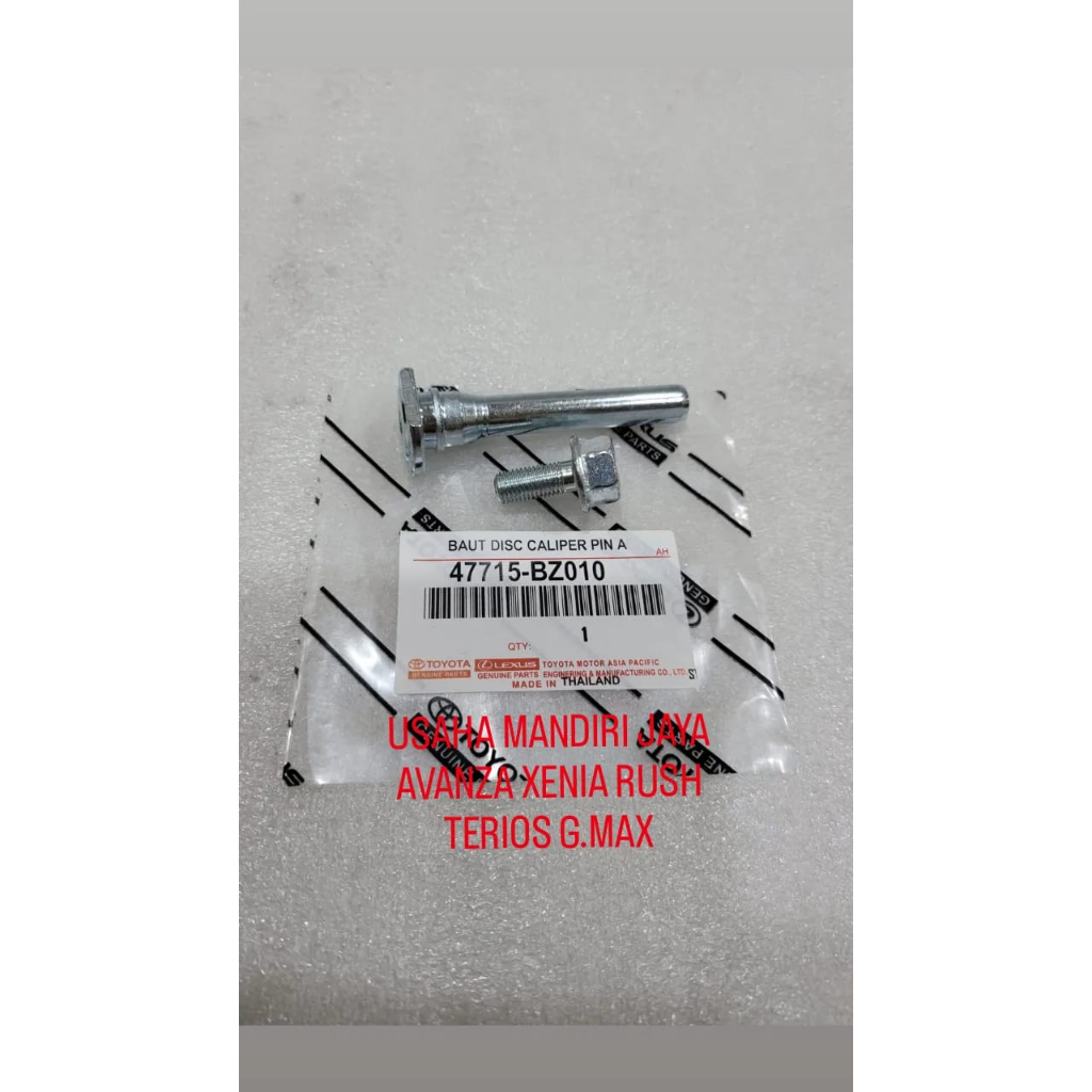 BAUT DISC CALIPER PIN A SET BAUT PIN A AVANZA XENIA RUSH GRAND MAX