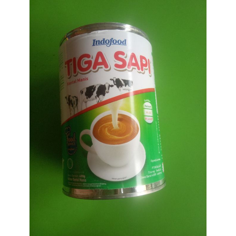 

Susu Kental Manis Tiga Sapi Putih 490g