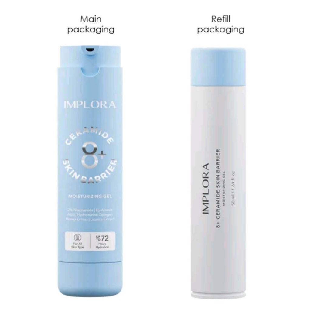 ☘️ CHAROZA ☘️ IMPLORA Skin Barrier 8+ Ceramide Moisturizing Gel 50 ML | Implora Moisturizer Gel