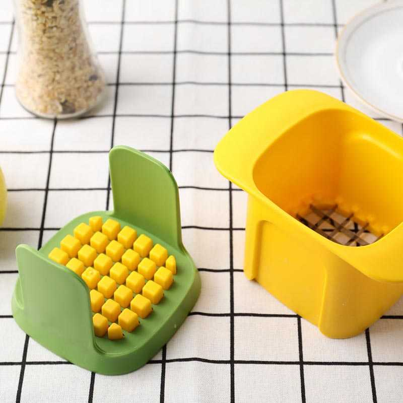 Alat Pemotong Kentang Bawang Wortel Vegetable Diced Chopper Alat Potong Sayur Tidak Perlu Daya Listrik Mudah Digunakan