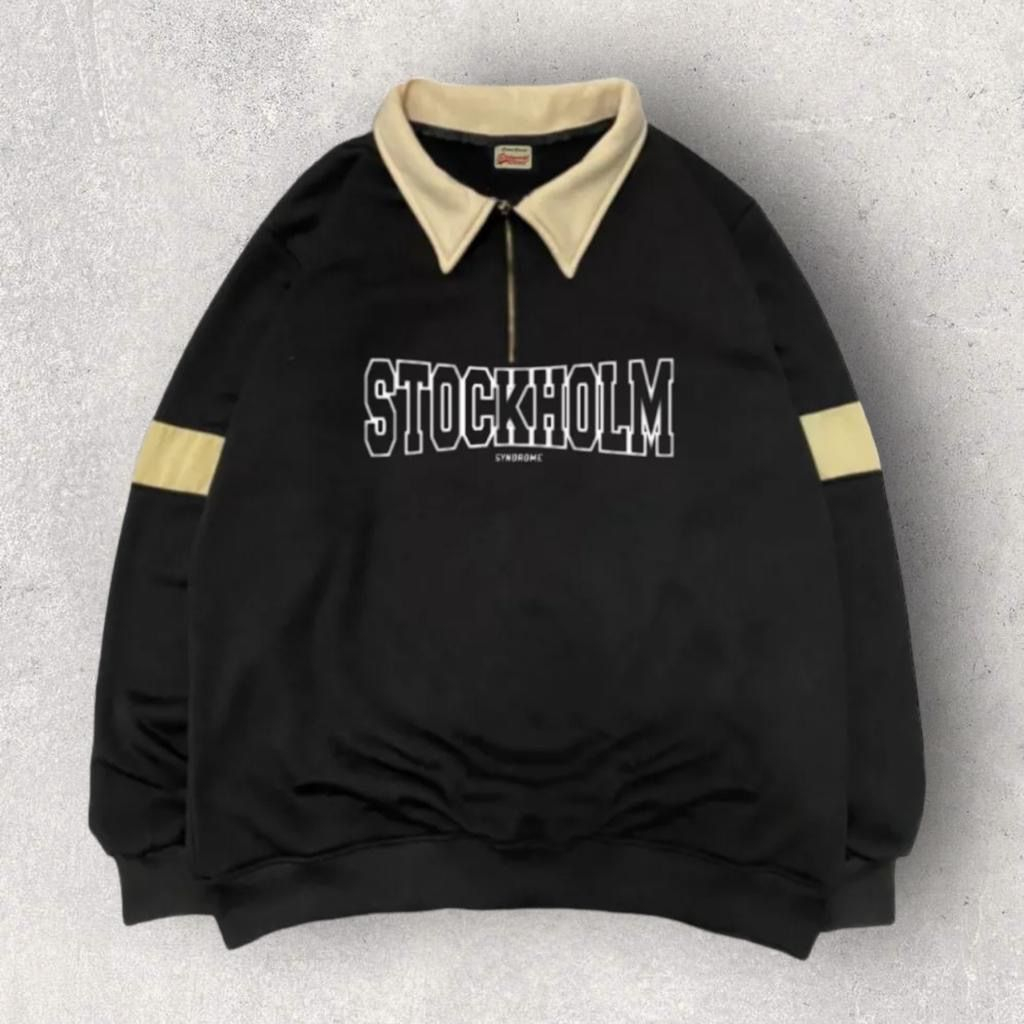 SWEATER PRIA HALFZIP BASIC PREMIUM | SWEATSHIRT UNISEX STOCKHOLM AUTHENTIC WEAR