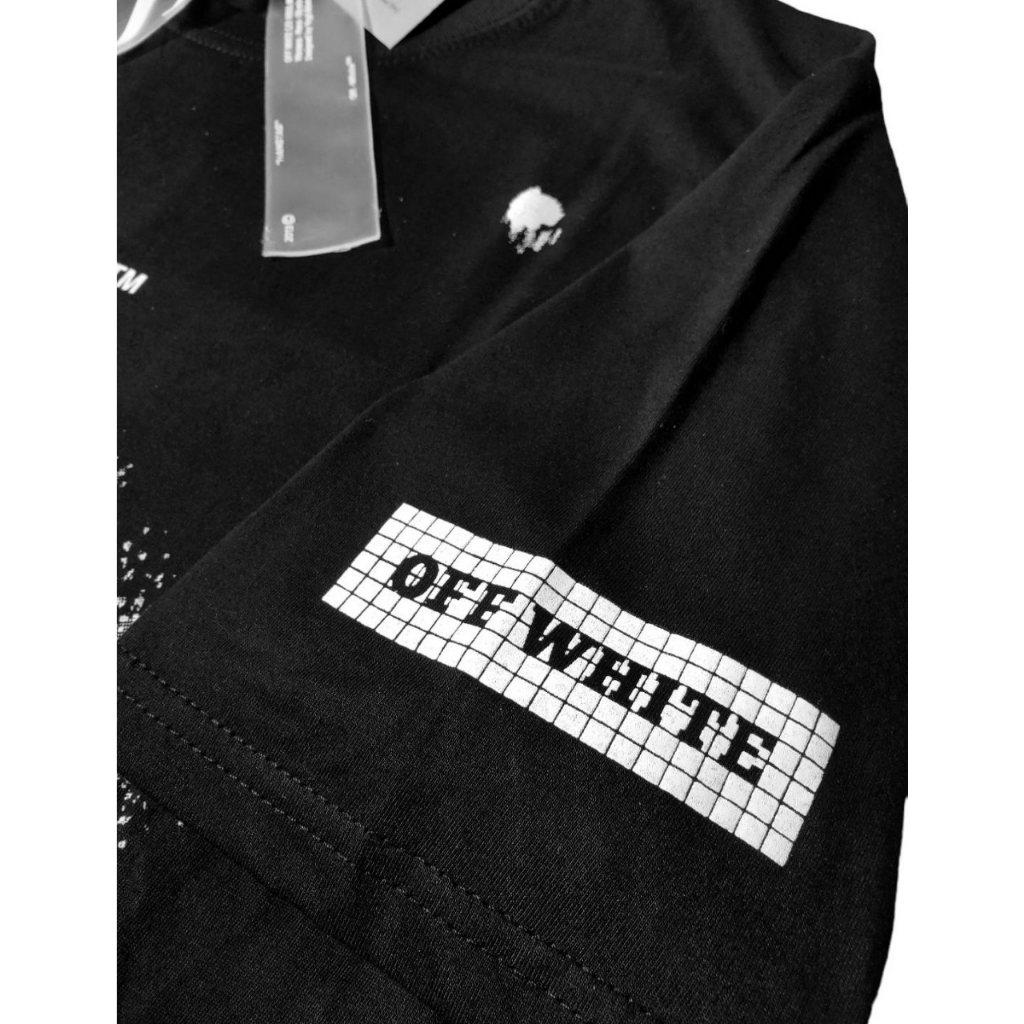 Off-White T-Shirt Distro Oversize Arrow Unisex - Kaos Distro - Kaos Off-White - Kaos Pria - Kaos Wanita - Kaos Murah