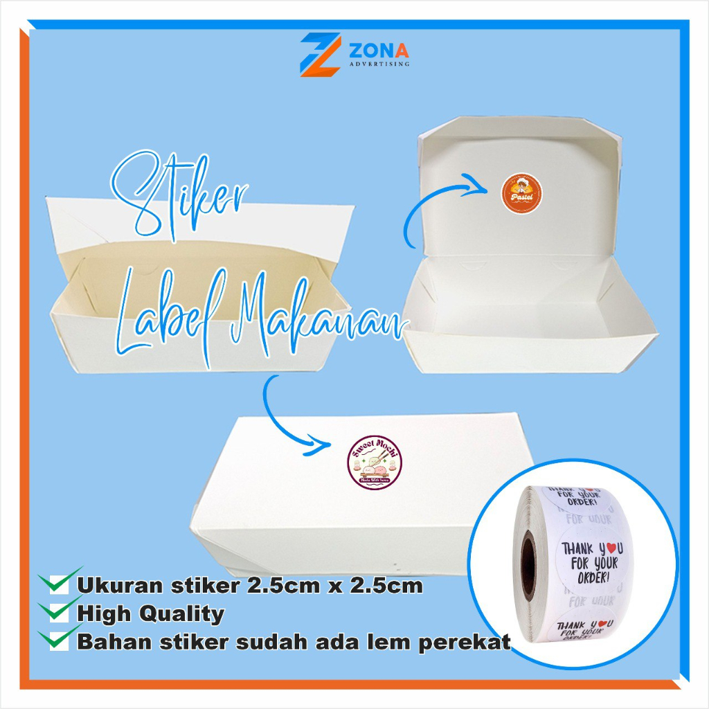 

STIKER LABEL MAKANAN / STIKER CUTTING / STIKER LABEL / STIKER PRODUK
