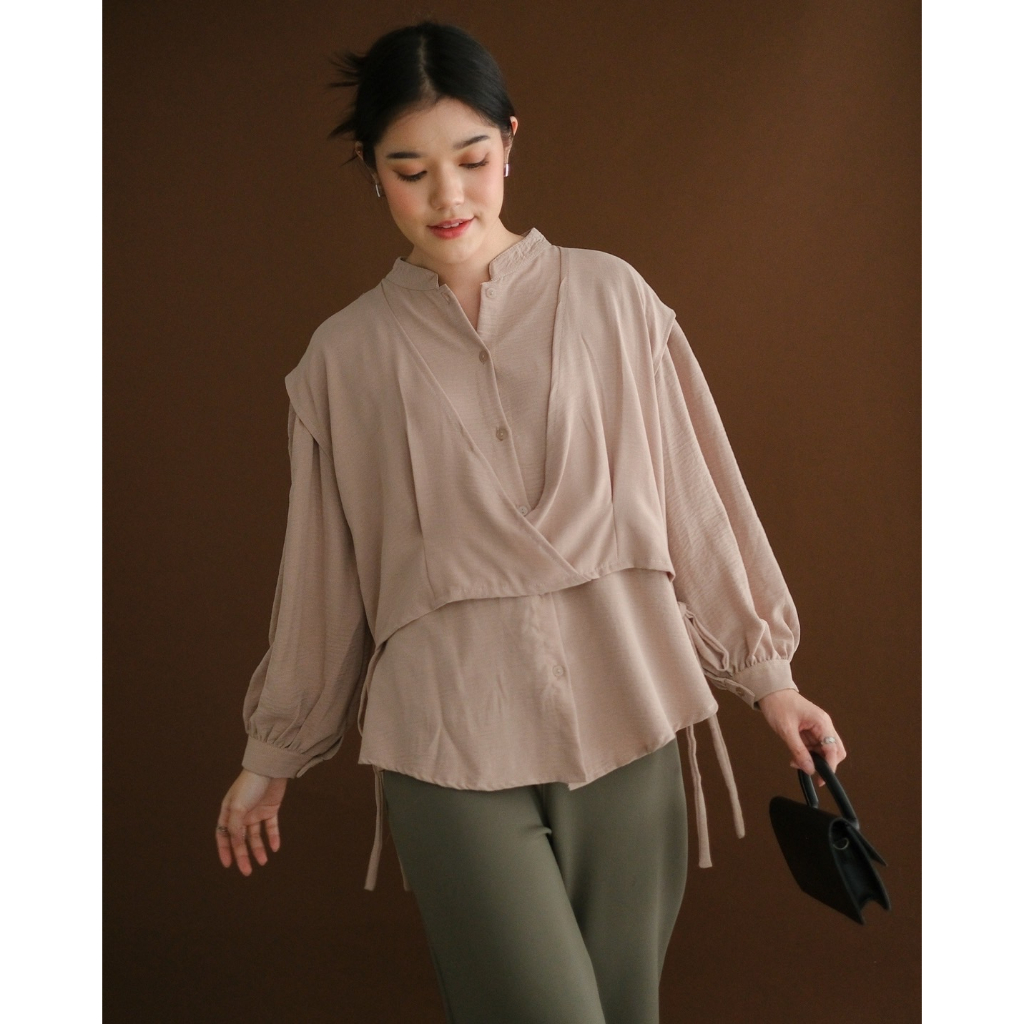 Myrubylicious KLAUDEN SHIRT KODE BN2655 | SHIRT | KEMEJA WANITA | KEMEJA POLOS