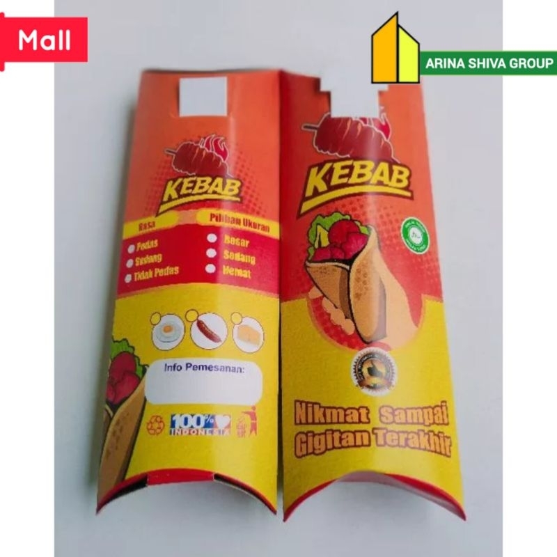 

100 LEMBAR KERTAS KEBAB TARIKAN UKURAN 24 × 9 CM HIGH QUALITY PAPER CRAFT TEBAL PRODUK TERBARU | KOTAK KEBAB KEKINIAN | DUS KEBAB VIRAL TIKTOK | KEMASAN KEBAB KEKINIAN | BOX KEBAB VIRAL | ARINA SHIVA GROUP 6053