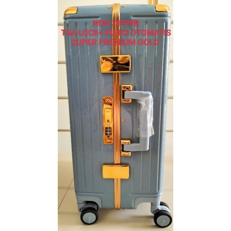 KOPER FIBER 20 Inch - 28 Inch JUMBO ROAMING ORIGINAL PP ANTI PECAH NON ZIPPER TSA LOCK