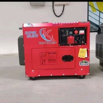 Genset Katzumi Silent Diesel 7 KVA Type KZ10000US 1 Phase Japan Tech