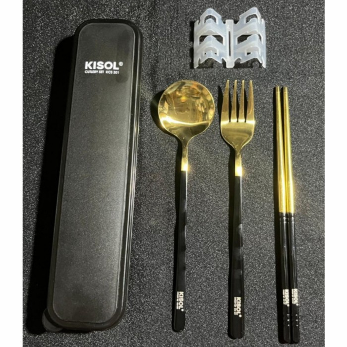 KISOL Cutlery Set Peralatan Makan model Korea Set KCS 301