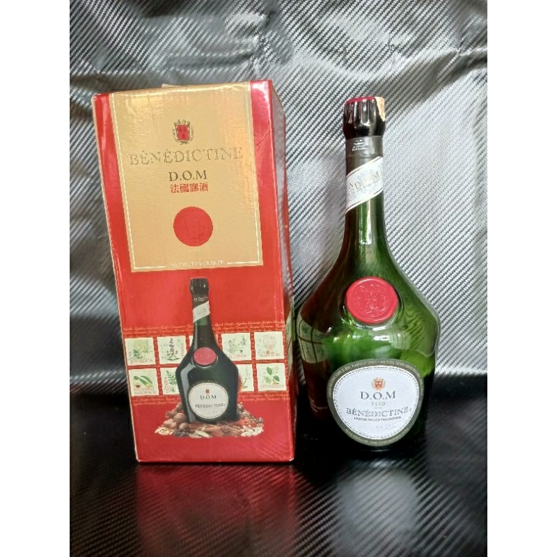 botol bekas miras, botol minuman, botol pajangan, botol koleksi, botol DOM BENEDICTINE 1 Liter