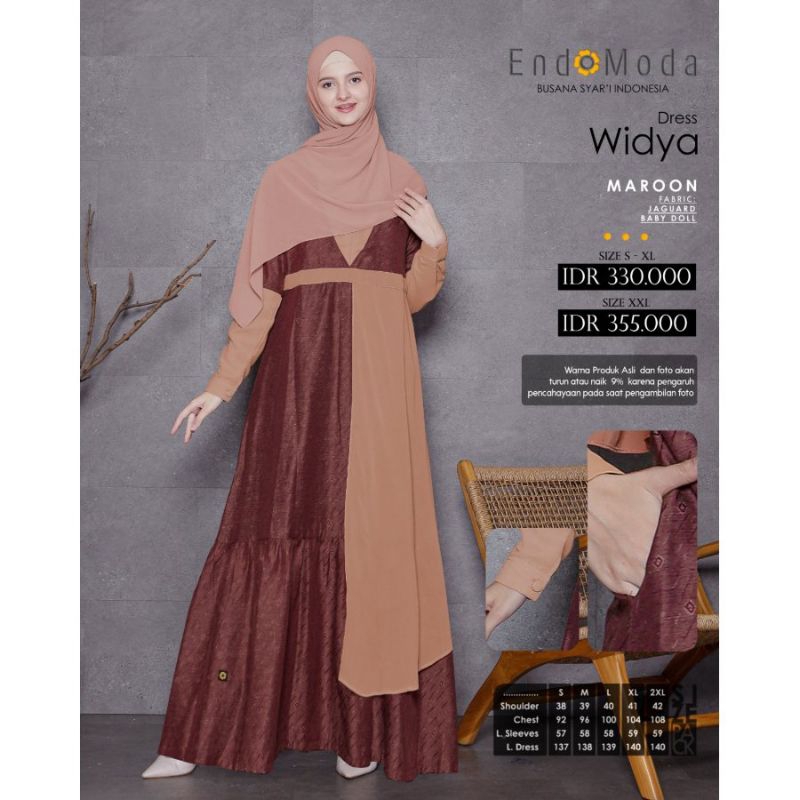 GAMIS WIDYA BY ENDOMODA PROMO/SALEE