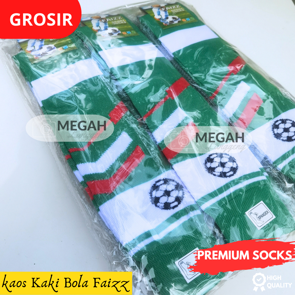 1 LUSIN KAOS KAKI BOLA WARNA HIJAU DEWASA PANJANG TEBAL MOTIF SEGI PREMIUM - MOTIF EURO WARNA HIJAU - KAOS KAKI FUTSAL WARNA HIJAU TEBAL - KAOS KAKI BOLA LUSINAN