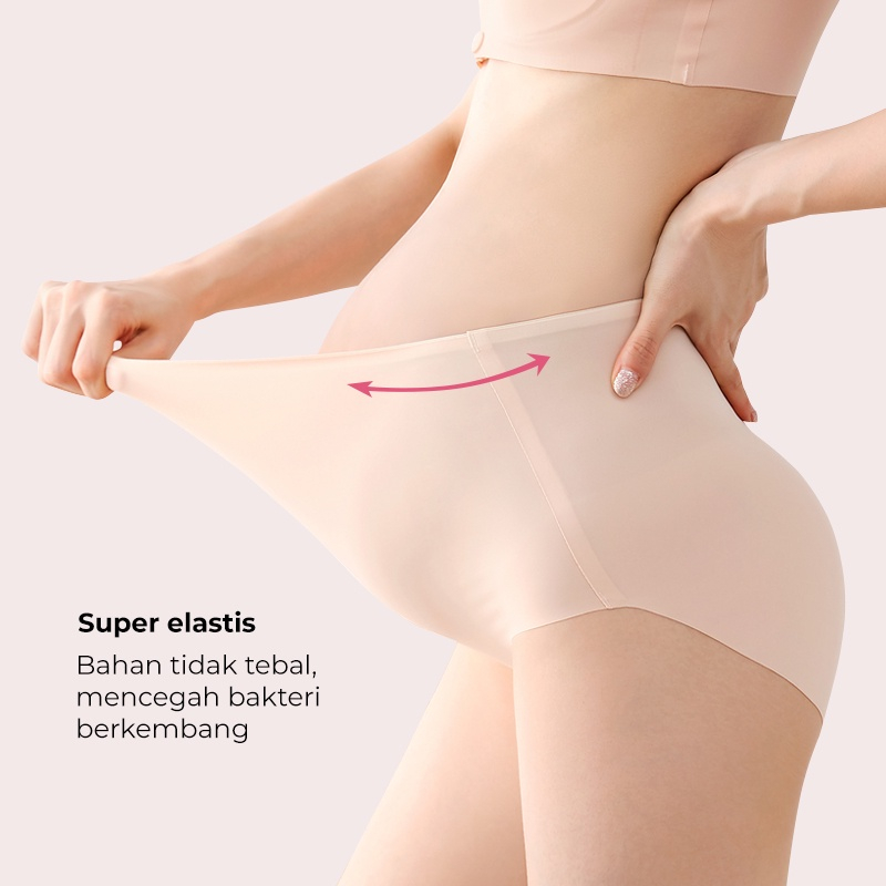 Mooimom - Air High Waist Maternity Brief / Celana Dalam Ibu Hamil