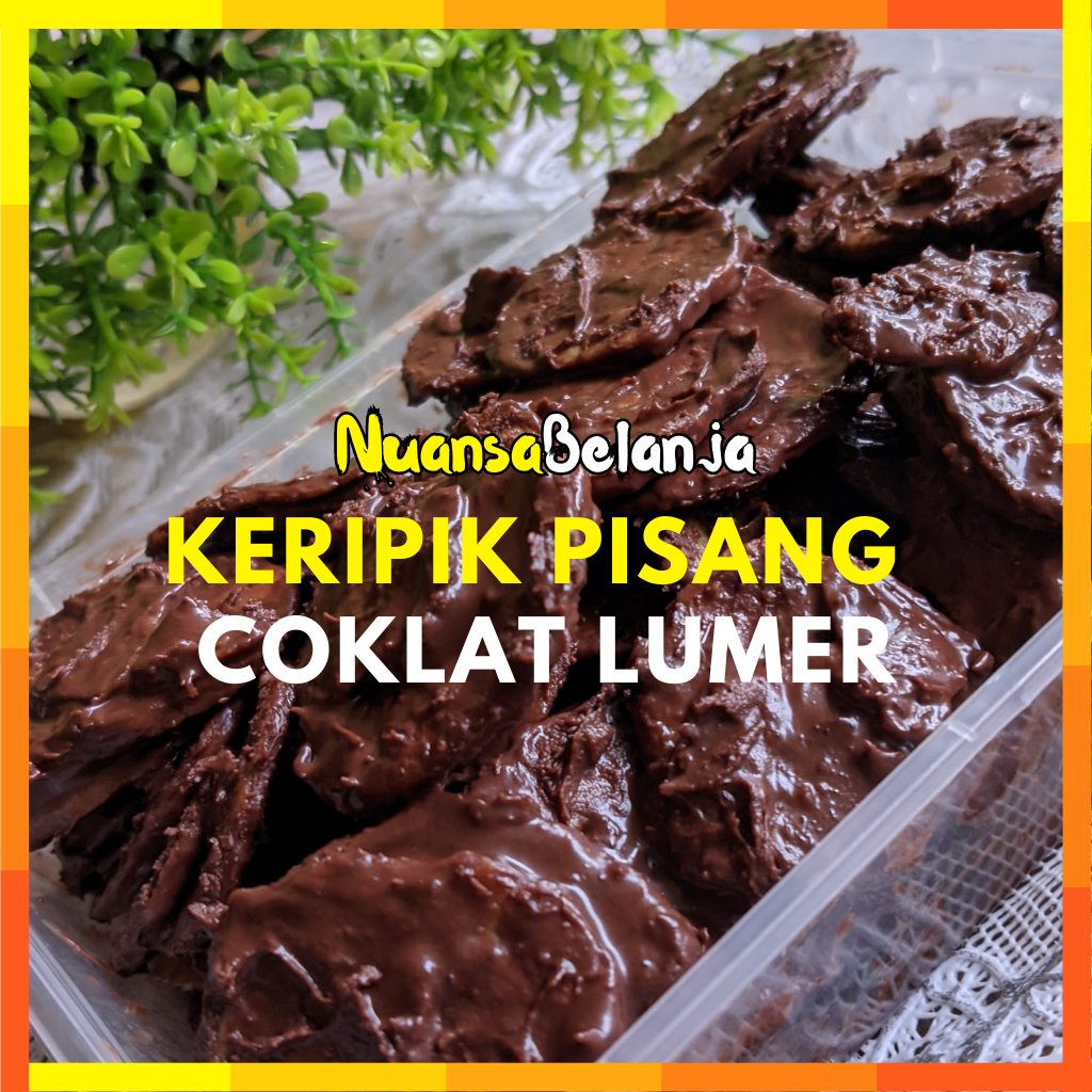 

Keripik Pisang Coklat rasa Coklat Lumer