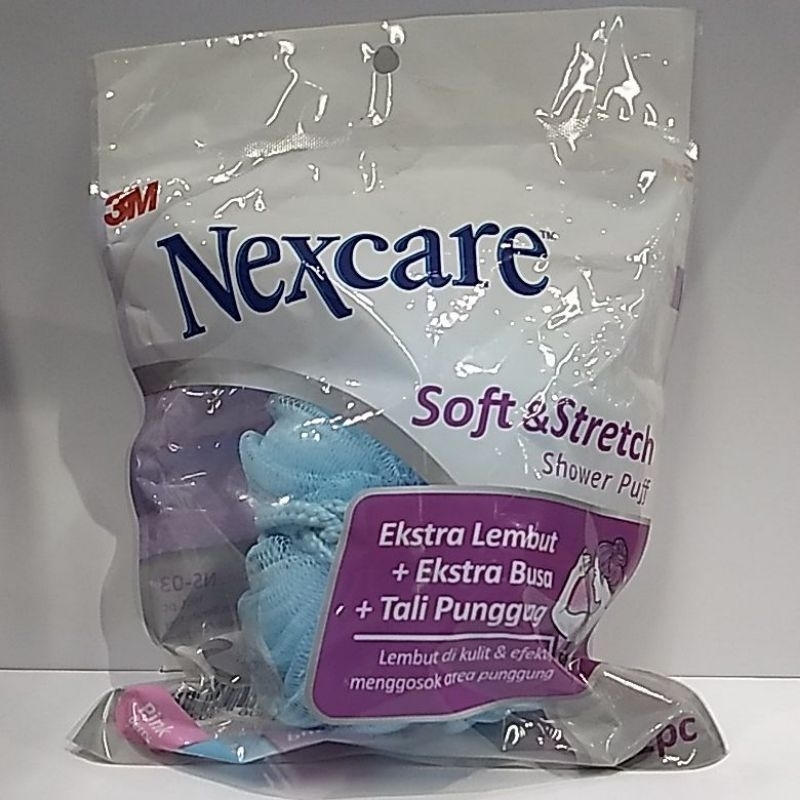 3M NS-03 NEXCARE SOFT & STRETCH SHOWER PUFF