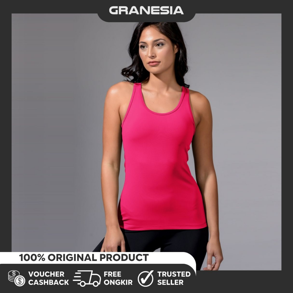 90 Degree POWERFLEX RACERBACK TANKTop DGTT009|Tanktop Olahraga Yoga|Kaos Fitness