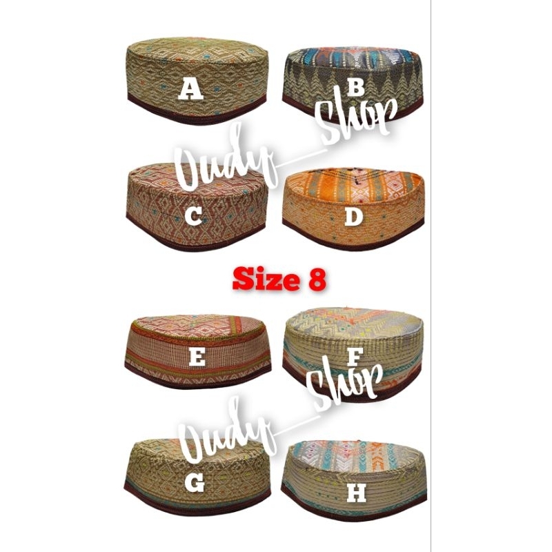 Peci Size 8 Songkok Kopiah Oleh Oleh Khas Lombok