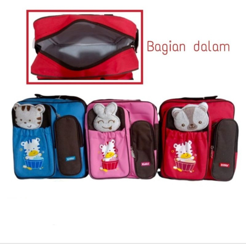 KIDDY DIAPERS BAG KD 50-33 Slempang/KD 50-34 Tas Ransel 3IN1/KD 50-10 Slempang Termos