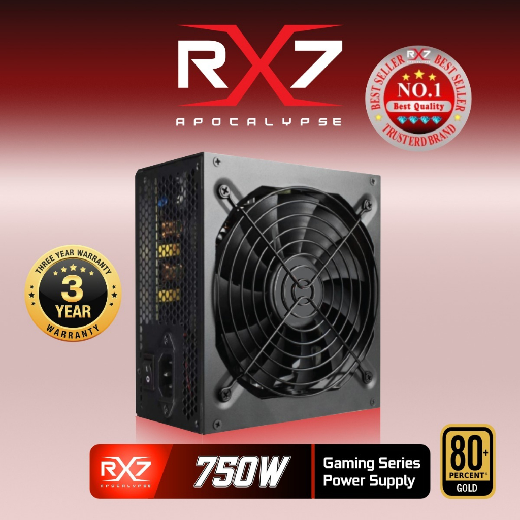 PSU / POWER SUPPLY RX7 750W GOLD PLUS PURE CAPACITY