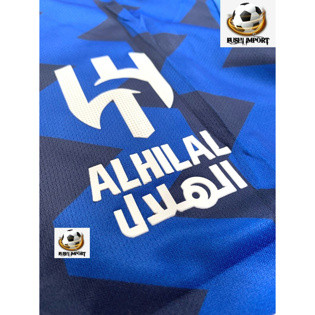 Jersey Baju Bola Al Hilal Home Full Patch 2023 2024 Grade Ori New