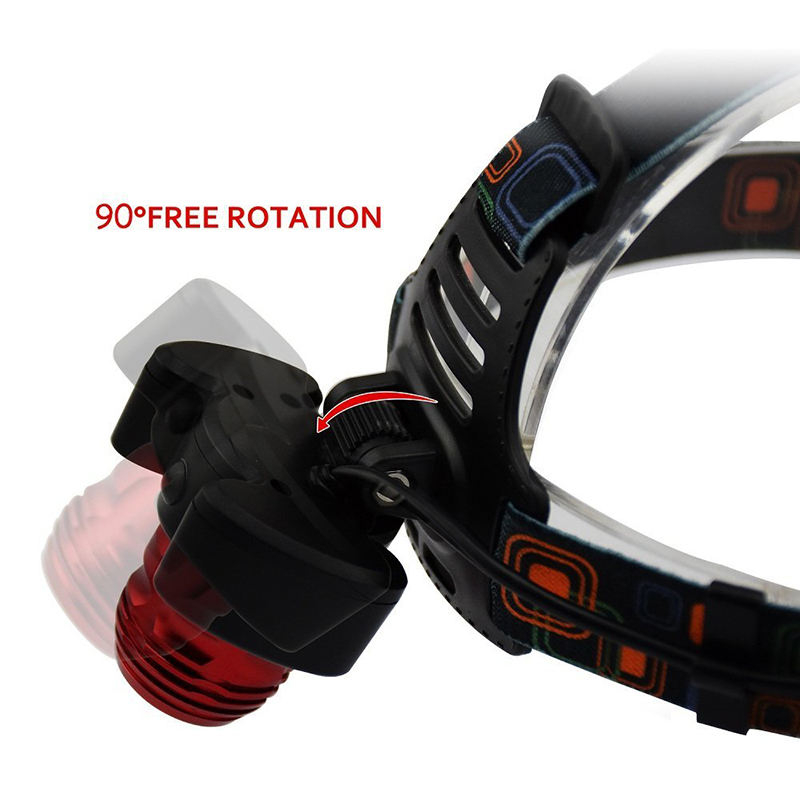 SENTER KEPALA HEAD LAMP LED ROTARY ZOOM T6 RECHARGEABLE 860A