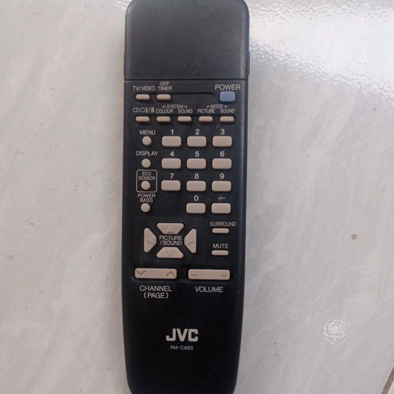 Remote tv tabung jvc original