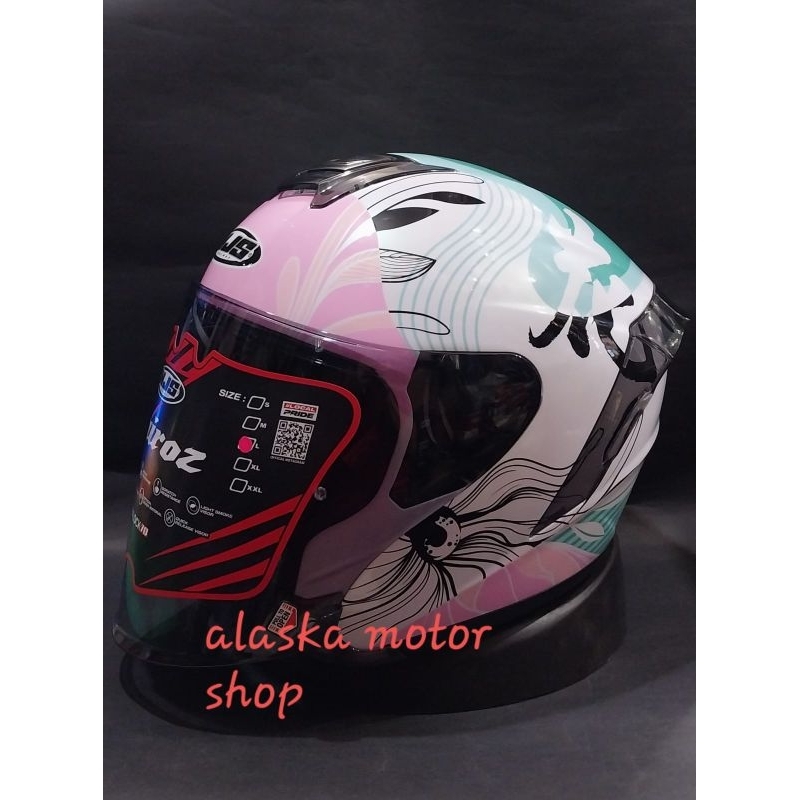 HELM NJS KAIROZ V2 CAMELIA  | NJS HALF FACE 100% ORIGINAL