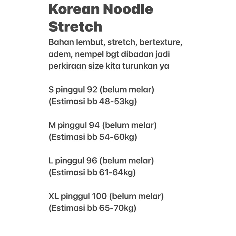 Kamen Jadi Korean Noodle Stretch