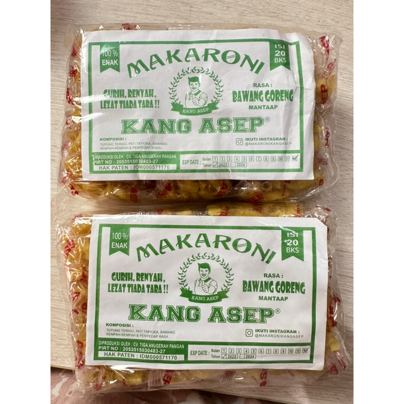 MAKARONI KANG ASEP RASA BAWANG GORENG ISI 20