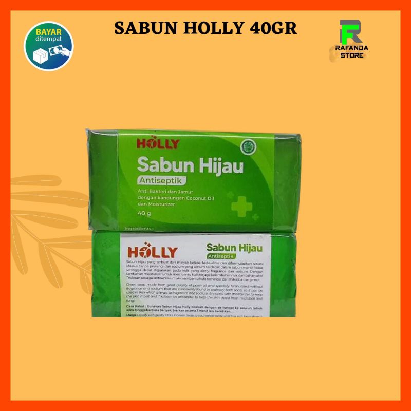 Sabun Holly Hijau Antiseptik Anti Bakteri dan Jamur