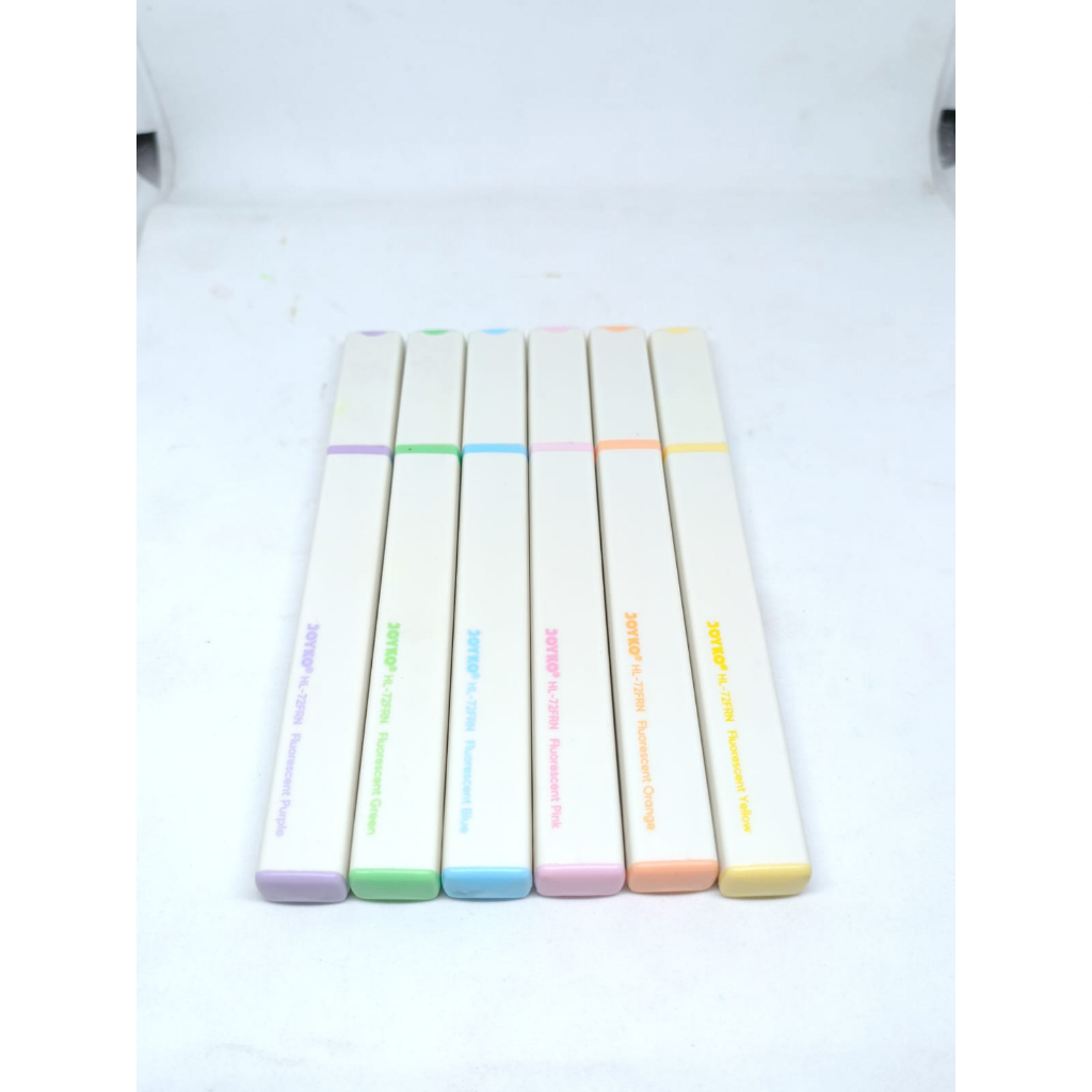 PULPEN STABILO KOTAK HIGHLIGHTER WARNA WARNI TERANG MEREK JOYKO HL 72FRN 6 1 PAK ISI 6 PCS