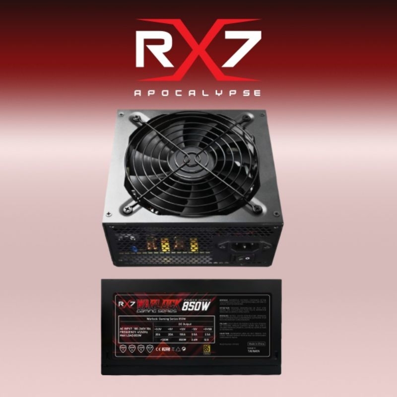 PSU / POWER SUPPLY RX7 850W GOLD PLUS PURE CAPACITY