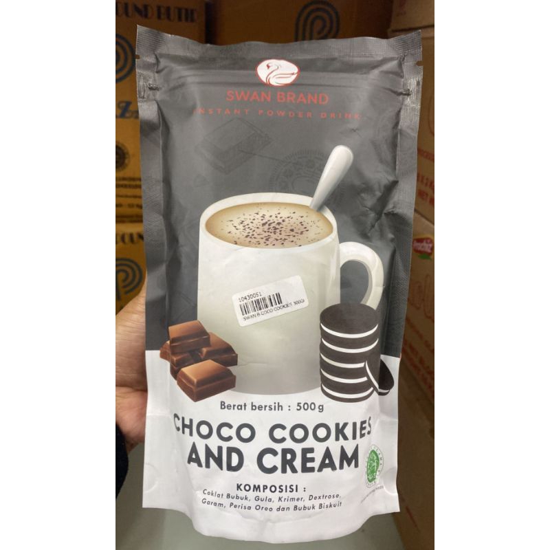 

bubuk minuman choco cookies and cream 500g swan brand