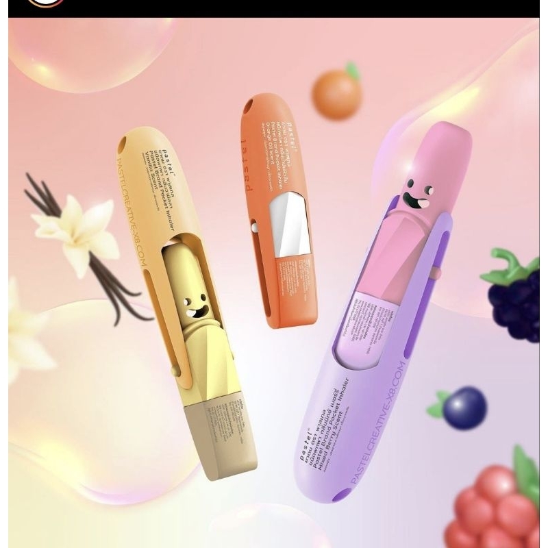 Pastel Translucent Inhaler 2in1 / Pastel Inhaler Viral / Pastel Tranparant