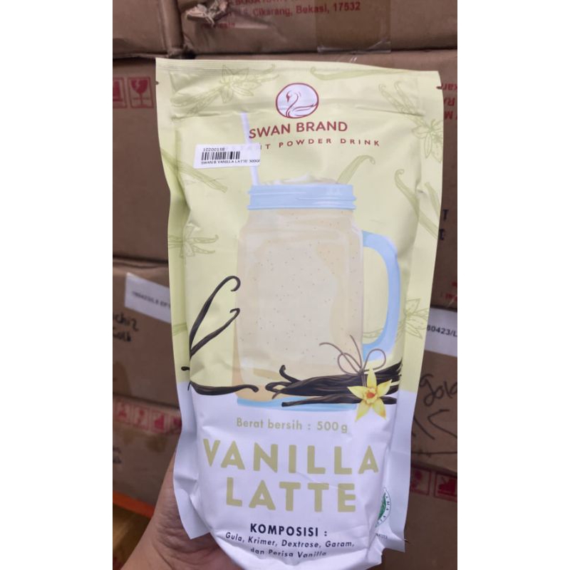 

bubuk minuman vanila latte 500g swan brand