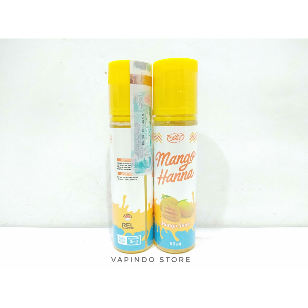 HANNA MANGO 60ML 3MG BY DR JUICE FREEBASE