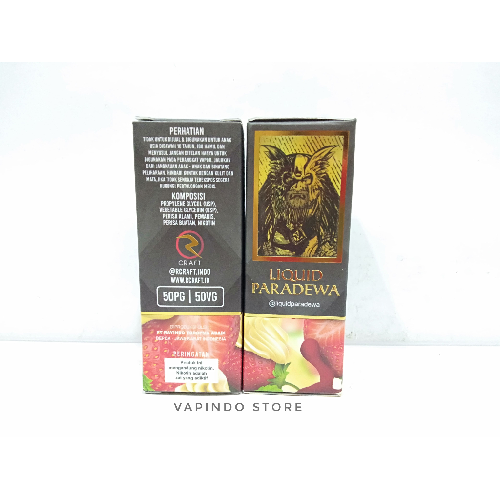 SALT PARADEWA STHORBERRY 30ML NIC 30MG SALTNIC BY RCRAFT QORYGORY