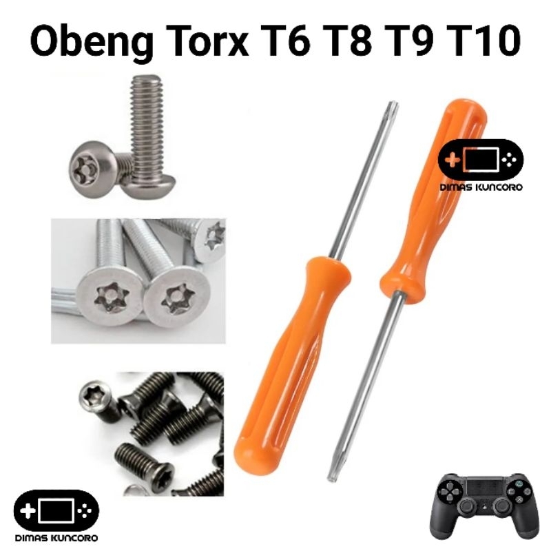 Obeng Torx T6 T8 T9 T10 mesin console xbox 360 one ps3 ps4 ps5