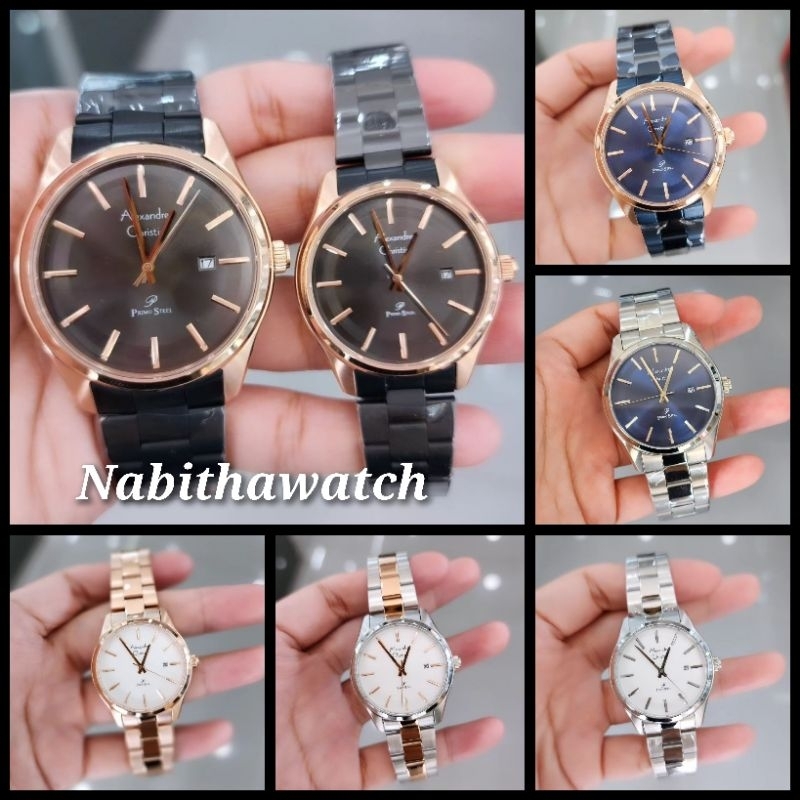 Jam Tangan Couple Alexandre Christie AC1027 New 1027 Original Garansi Resmi