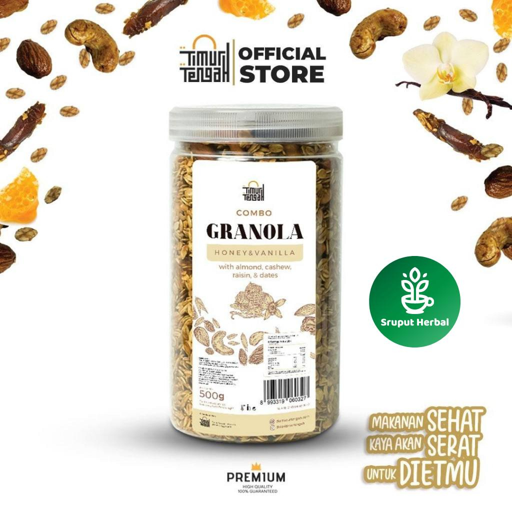 Timur Tengah Granola Vanilla Honey 500gr Sereal Makanan Sehat Sruput Herbal Makanan Sarapan