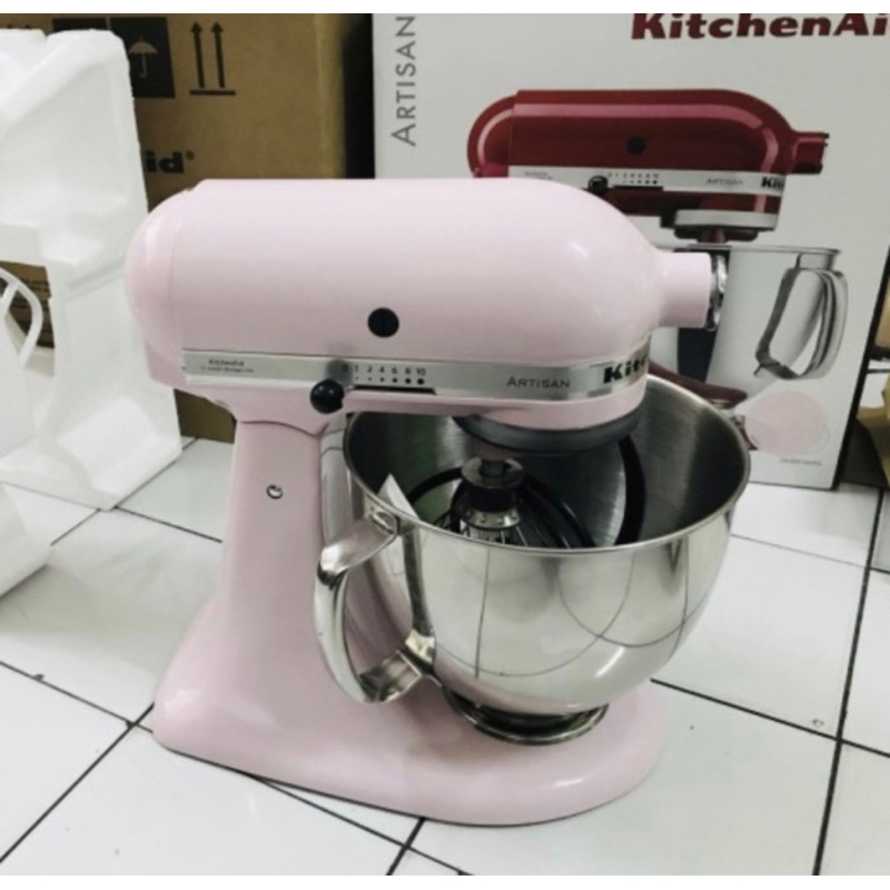 KitchenAid Artisan 4.8 L Stand Mixer Pink Rose 5KSM150PSEPK