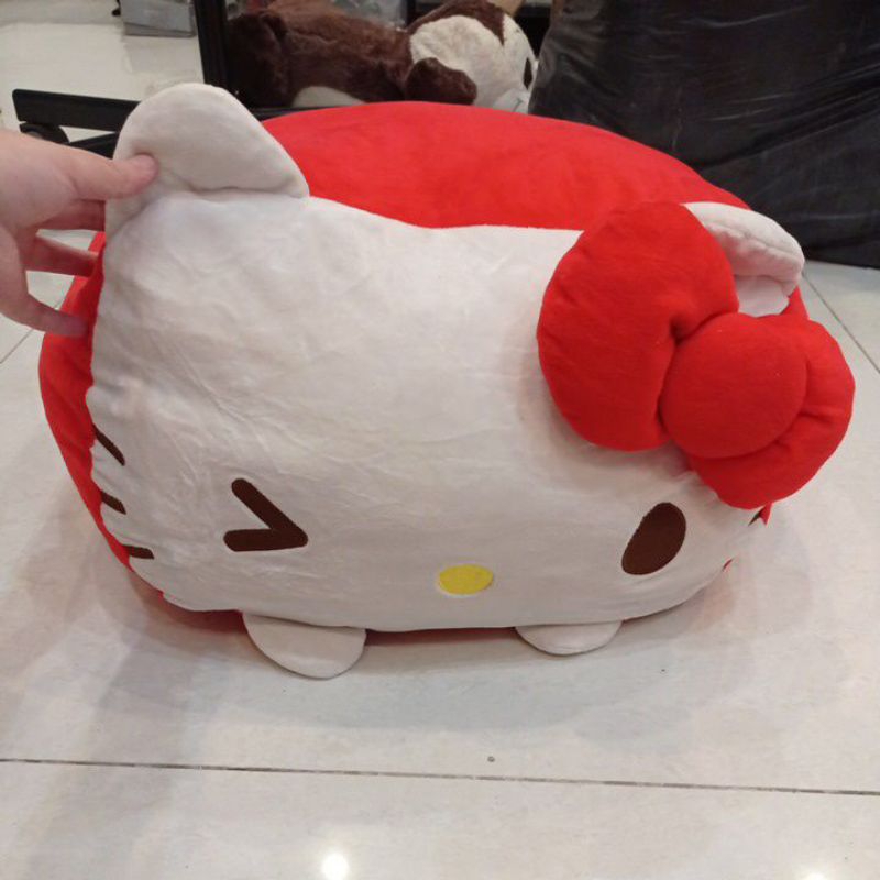 Boneka Bantal Hello Kitty Kursi Anak Karakter Sanrio 50cm x 50 CM x 20cm