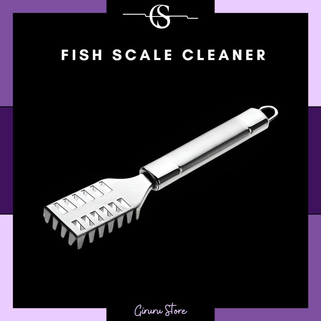 Pembersih Sisik Ikan Stainless Steel / Peeler Serbaguna Sisik Ikan / Alat Pembersih Sisik Ikan / Pengupas Sisik Ikan / Pembersih Sisik Ikan Stainless Steel / Peeler Sisik Ikan / Penyerut Sisik Ikan Stainless Steel pengupas sisik / Fish Scale Cleaner