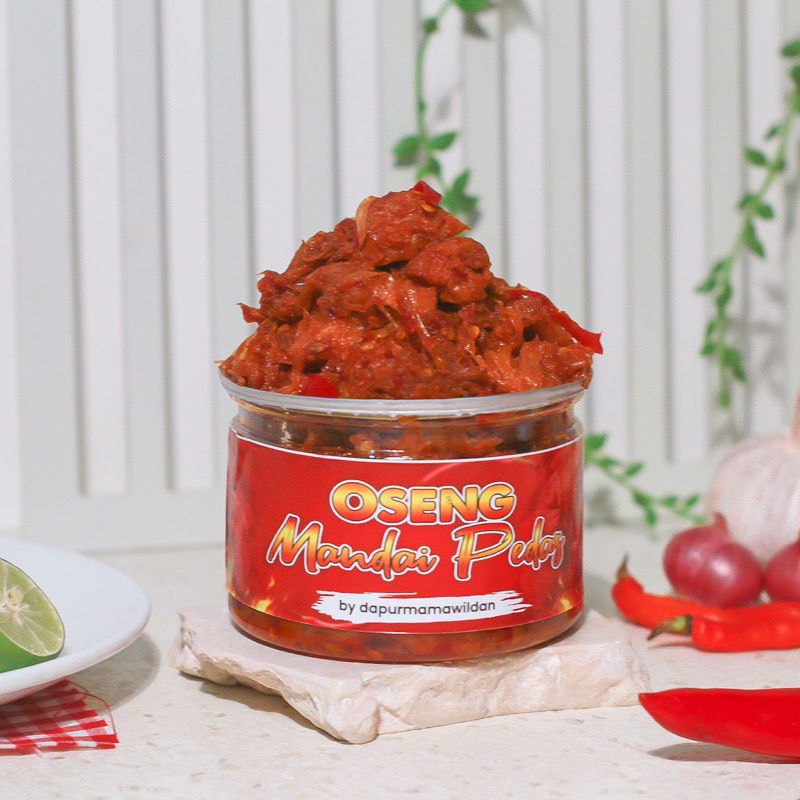 Oseng mandai pedas isi 250gr