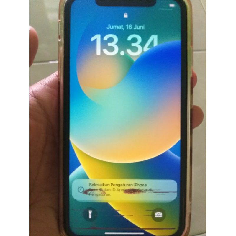 lcd iphone xr ori copotan