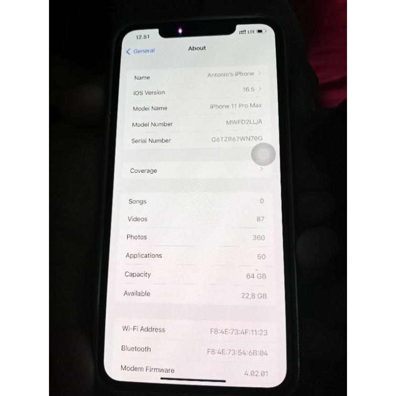 iPhone 11 Pro Max 64 GB