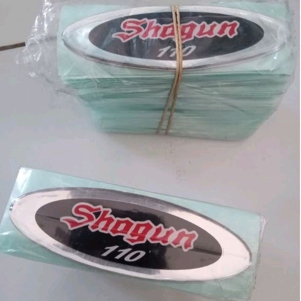 Sticker logo emblem Suzuki Shogun 110