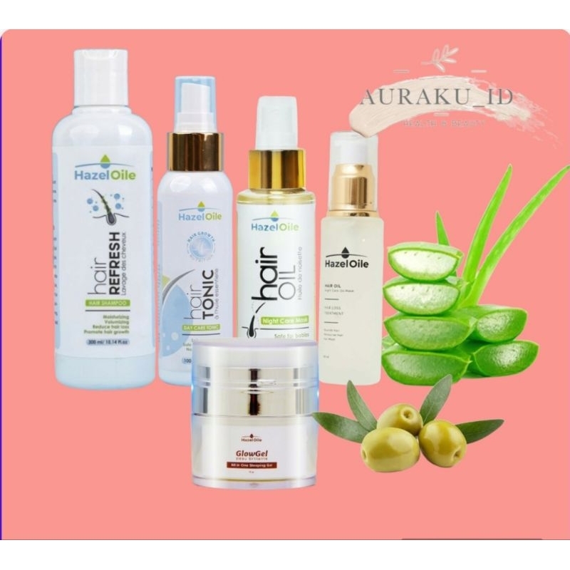 HAZELOILE I Perawatan Rambut Botak,Pitak,Rontok